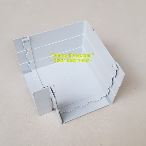 Terlaris Belokan Siku Talang Air Kotak Tebal Pvc Langgeng Sambungan L 4"Inch 10 SALE