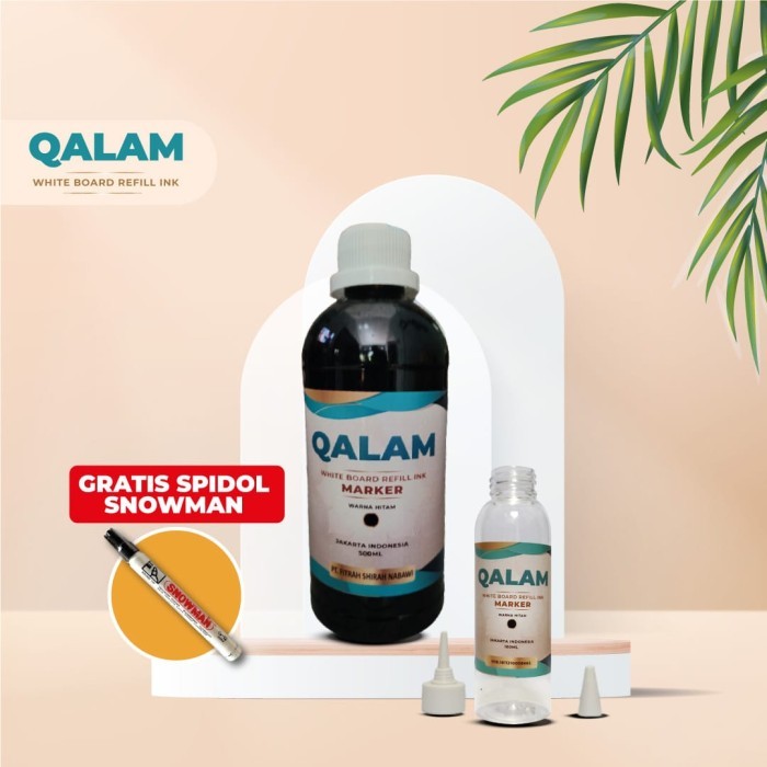 

TINTA SPIDOL WHITEBOARD QALAM REFILL TINTA SPIDOL 500 ML BONUS SPIDOL