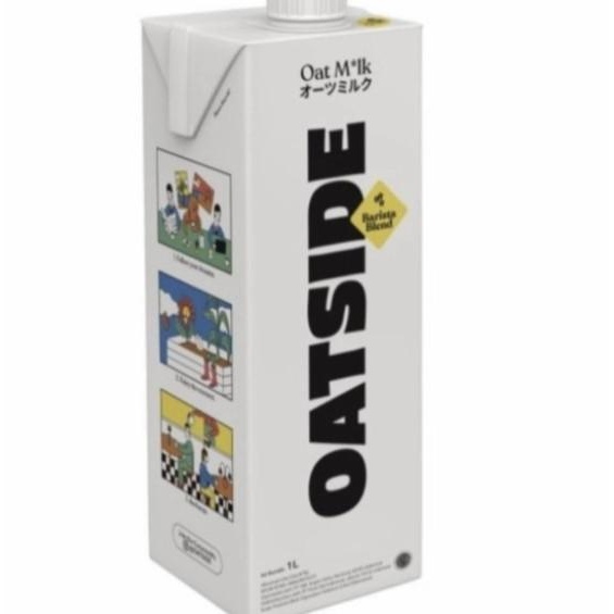 

Oatside Barista Blend Lk 1Liter - Susu Oat Gandum - Gosend/Grab