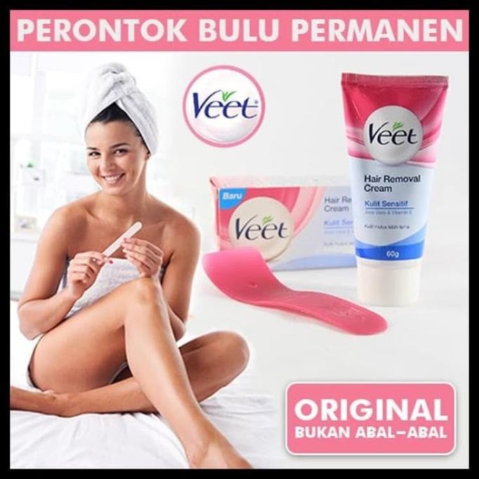 TERLARIS PERONTOK BULU PERMANEN VEET HAIR CREAM BEST SELLER GM