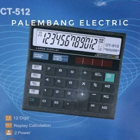 

^^^^^] Kalkulator CT-512 ct512 large display 12 digit murah grosir