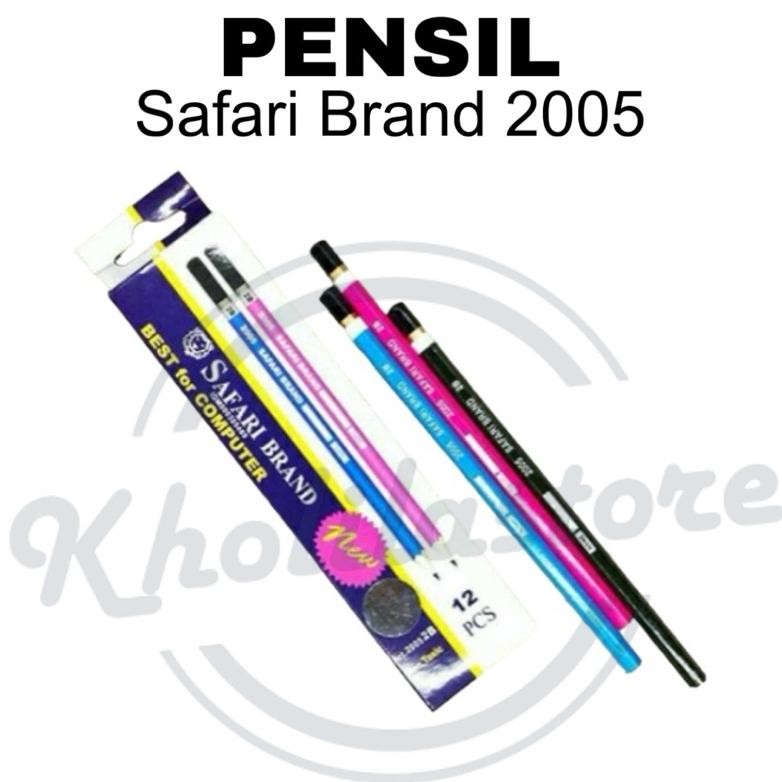 

Pensil 2B Safari 2005 isi 12 pcs LARIS
