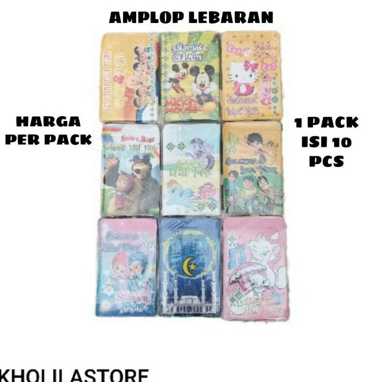 

Amplop Lebaran Karakter isi 8 / Amplop Angpao M LARIS