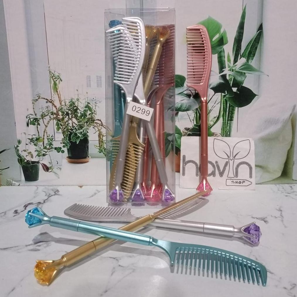 

IK69 (12pc) PEN GEL motif SISIR PENA PULPEN Terlaris