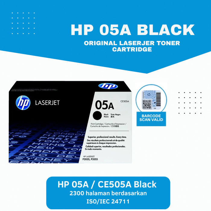 toner hp laserjet 05a / CE505A original Black
