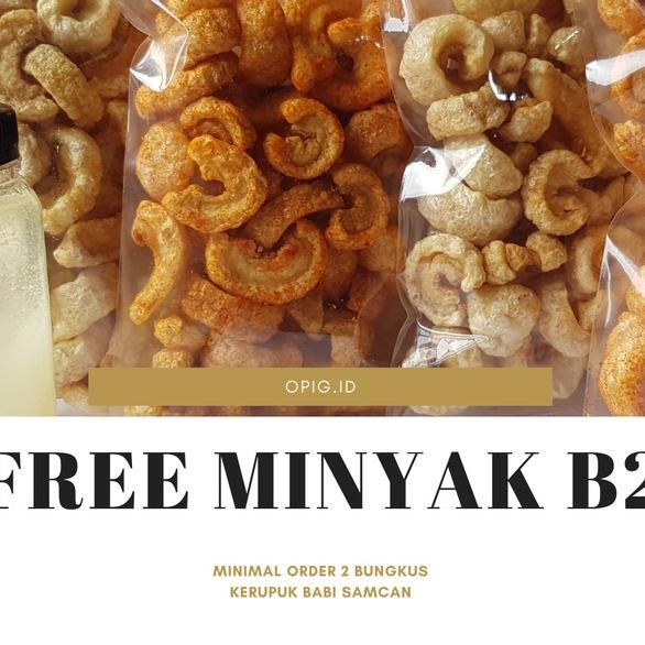 

Kerupuk Kulit Babi Samcan/Krubi/Kerupuk Kulit Babi Sam Can Opig 100Gr