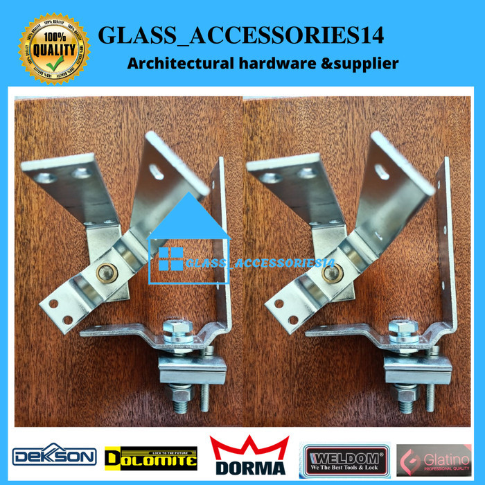 PIVOT ENGSEL PINTU LIPAT ALUMINIUM ATAS DAN BAWAH