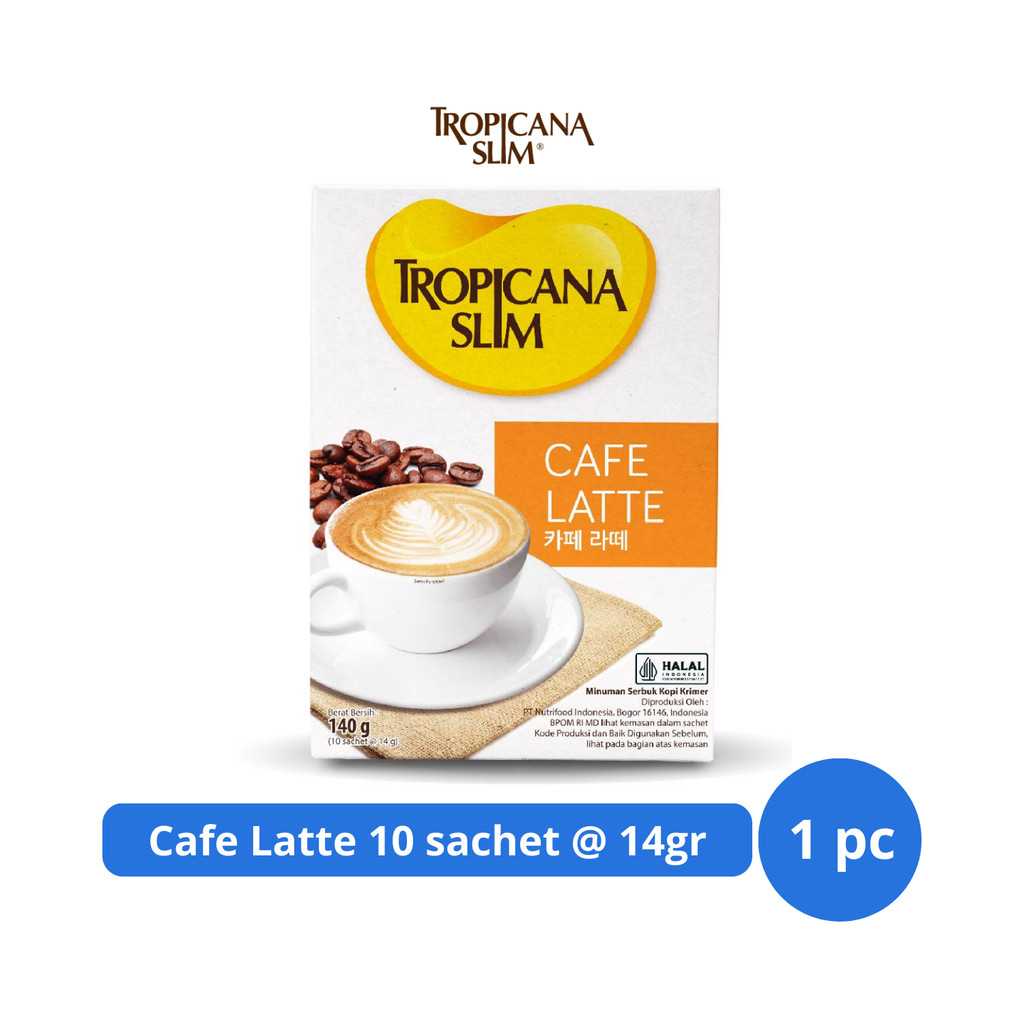 

Tropicana Slim Cafe Latte 10s @ 14gr