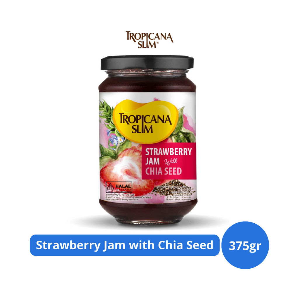 

Tropicana Slim Strawberry Jam with Chia Seed 375gr