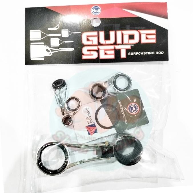 Cincin Set Joran Surf Casting Fuji Guides 360, 390, 420cm