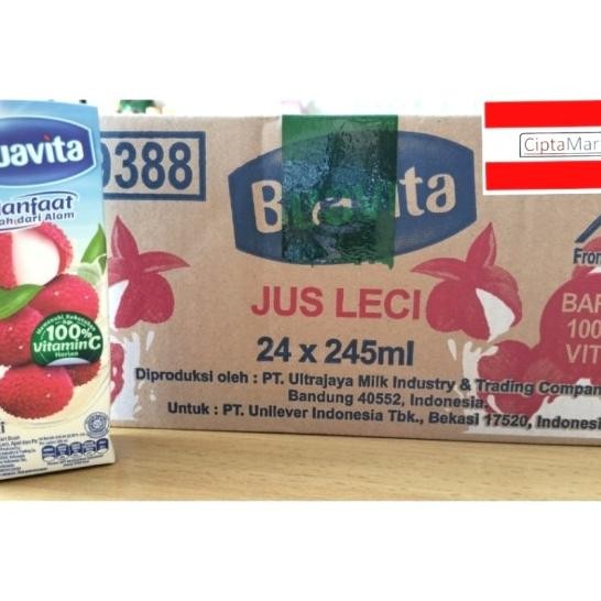 

Buavita / Jus 24 X 250 Ml ( 1 Dus) Khusus Gojek & Grab