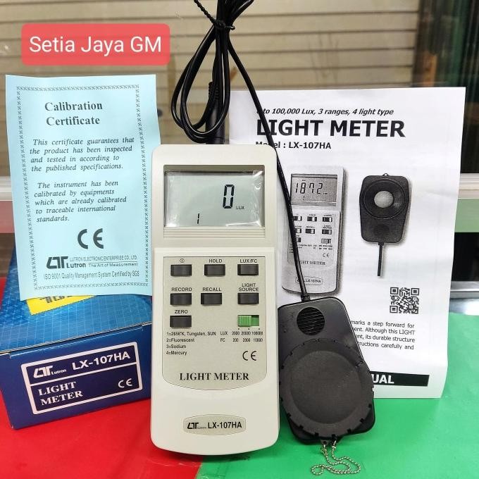 Diskon LUTRON LX-107HA Digital Lux Meter sd 100.000 Lux rum11