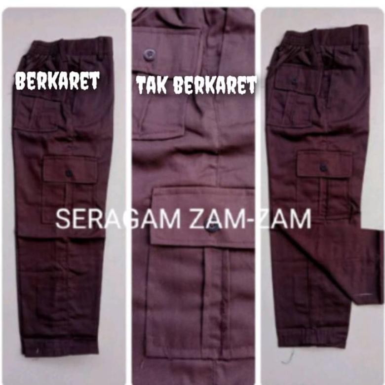 PROMO Seragam sd smp sma pramuka panjang pdl,merah,hitam,putih,hijau,biru,coklat biasa seragam sekol