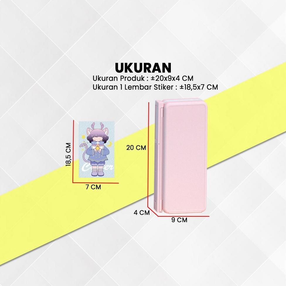 

ORIGINAL Tempat Pensil 2IN1 Multifungsi dengan Tatakan Buku dan Papan Tulis Praktis / Kotak Pensil Lipat Tempat Penyimpanan Alat Tulis Anak Sekolah / Pencil Case Book Holder Import Stockami A73 ZX41