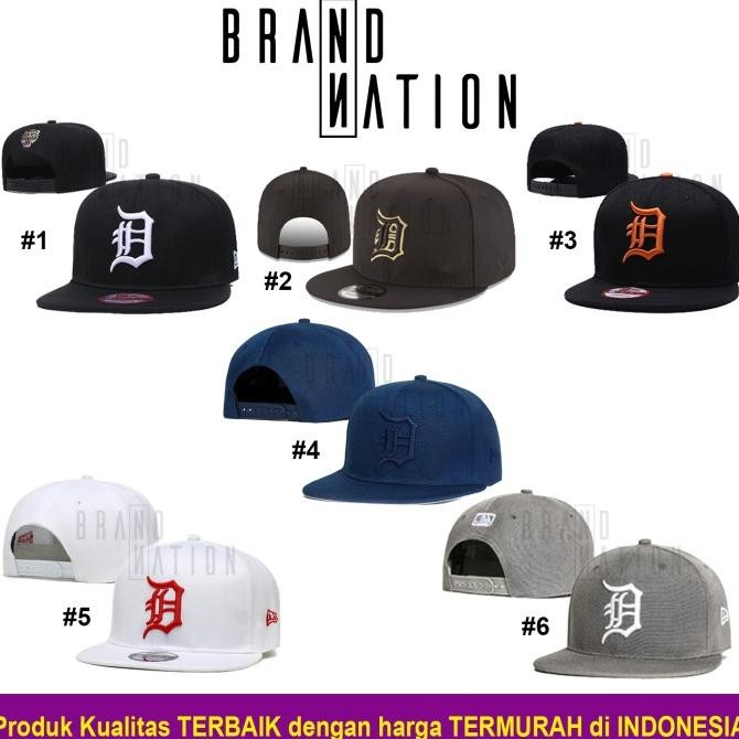 TOPI SNAPBACK Topi Snapback Baseball D Detroit Tigers MLB Import