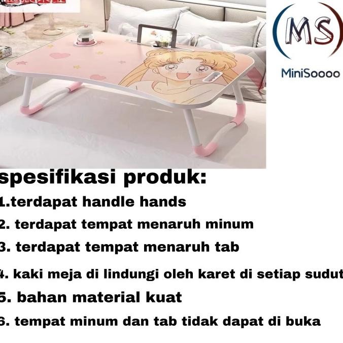 MEJA LIPAT DORAEMON/MEJA LAPTOP/MEJA LIPAT ANAK/MEJA LIPAT LAPTOP h24s