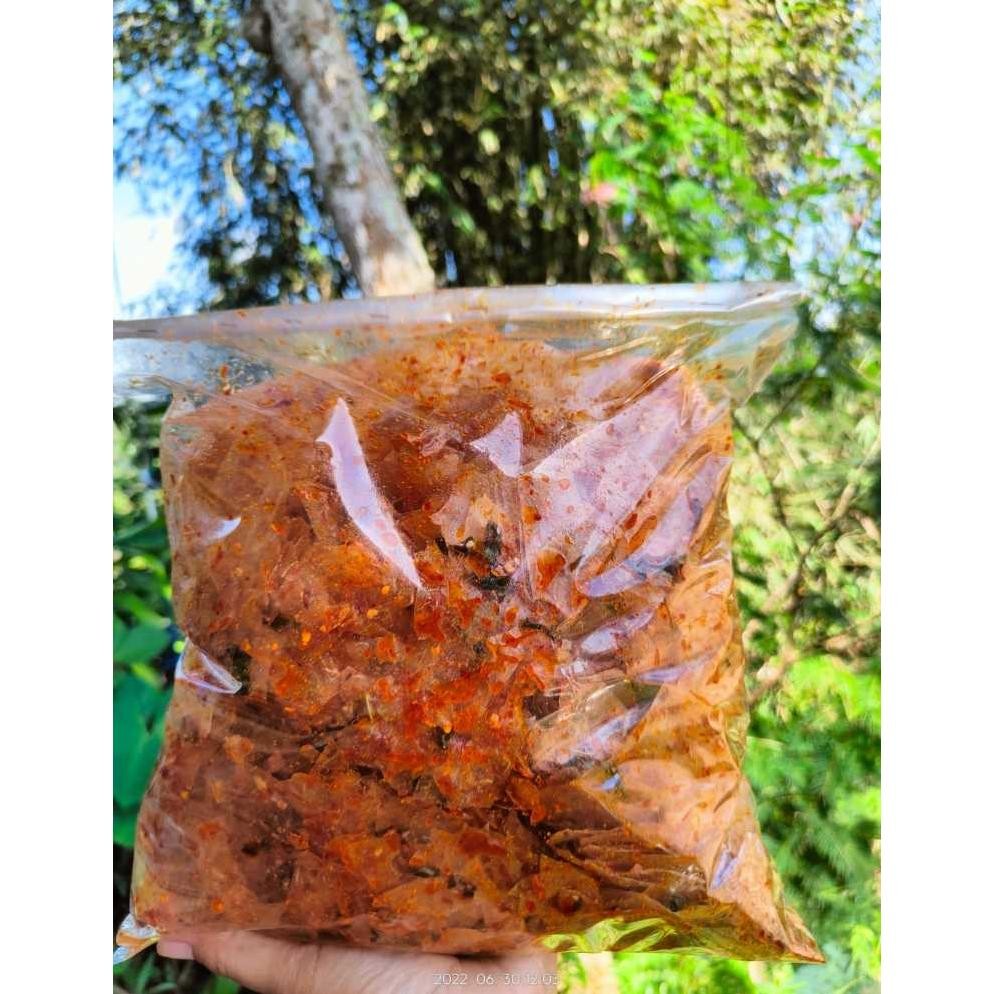 

Buruan Cemilan Pedas Kripik Kaca Beledag Sultan Kiloan Kriuk Renyah Bumbu Rempah Daun Jeruk Kemasan 500Gram Premium