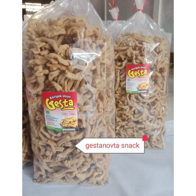 

10.10 2Kg (1Bal) Kripik Usus Ayam Free Bablewrap & Kardus Grosir