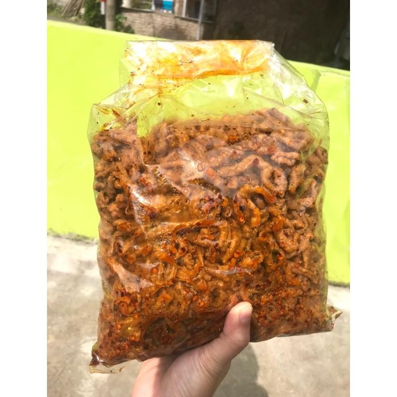 

10.10 1 Kg - 1/4 Kg - 1/2 Kg Usus Krispy Pedas Merah Daun Jeruk High Quality