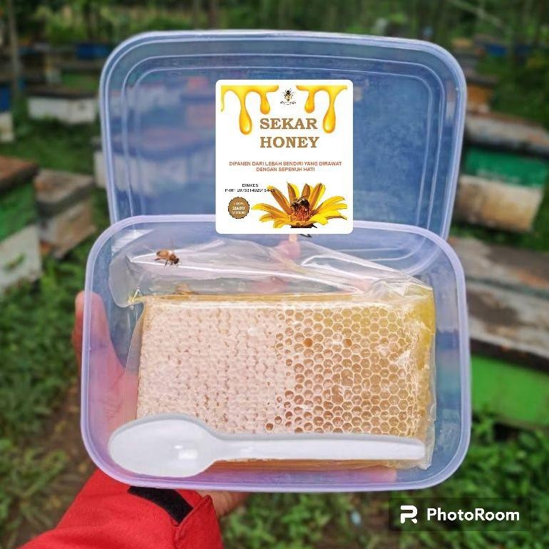 

Big Sale Madu Sarang Lebah 250Gram/ Madu Sarang/ Madu Sarang Asli/ Madu Sarang Asli 100% Tanpa Campuran/ Madu Sarang Lebah Asli Premium
