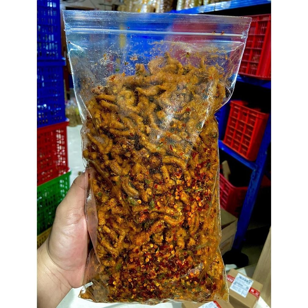 

Termurah 1/2Kg - Usus Crispy Pedas Daun Jeruk - Usus Krispi - Keripik Usus Murah