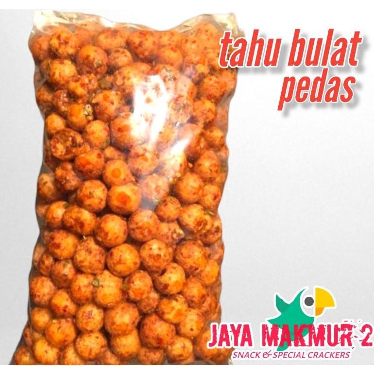 

Big Sale 1Kg Keripik Tahu Bulat Mini Pedas Daun Jeruk Grosir