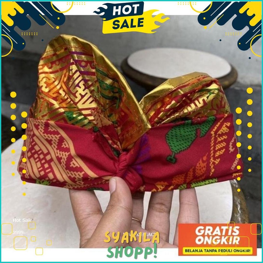 Udeng Jadi Motif Catur (Order Sebelum Ketinggalan)