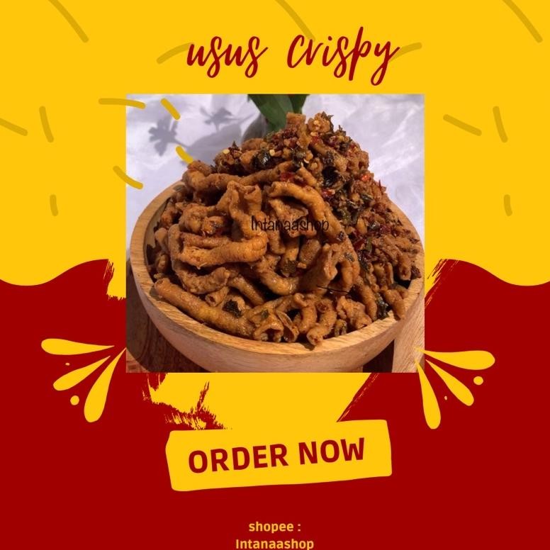 

10.10 250Gr - Usus Crispy Pedas Daun Jeruk High Quality