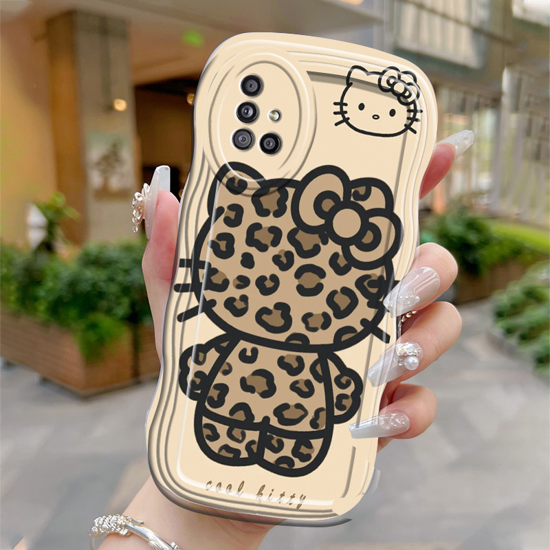 Casing Hp Untuk Samsung Galaxy A51 M40s Case Casing ponsel kucing macan tutul Softcase HP terbuat ba