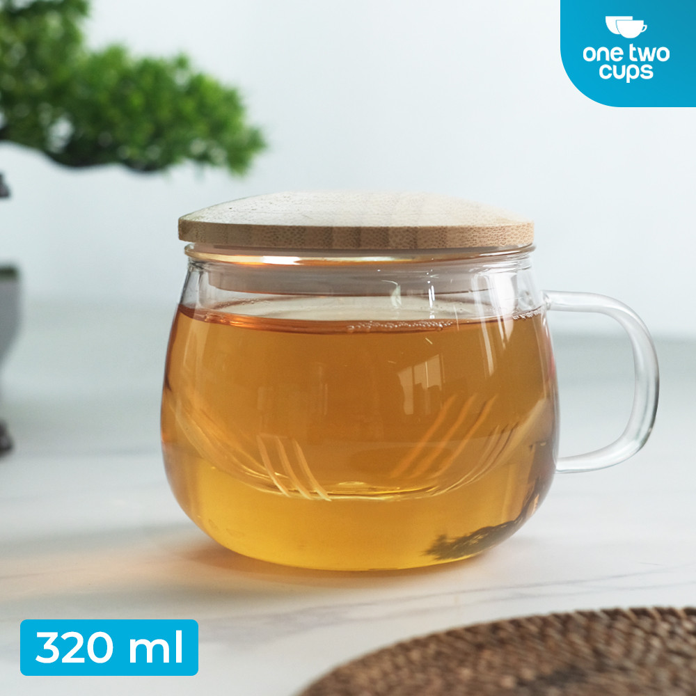 Gelas Saringan Rempah Tahan Panas Penyaring Teh Jamu Herbal Saring Filter