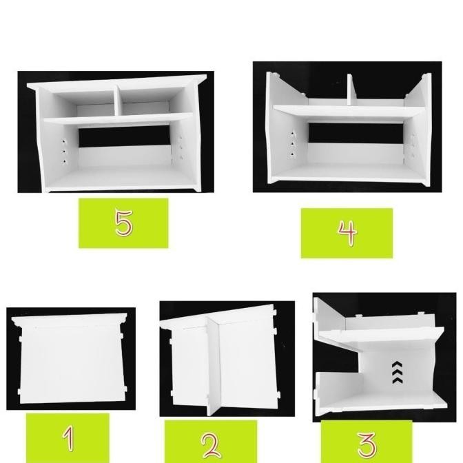 Meja Printer Monitor Laptop Stand Riser Rak Buku Kertas Kuat Kokoh NS99