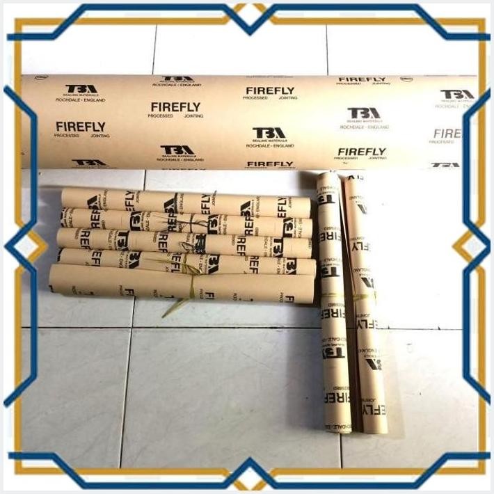 

[mid] fireyly tba o,5mm packing gasket flangr paper paking kertas 50x100cm