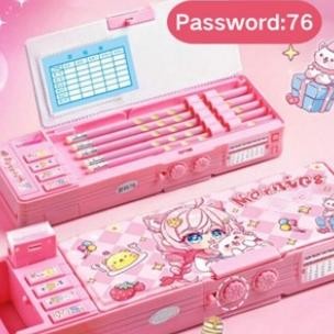 

TERMURAH Tempat Pensil Multifungsi Motif Unicorn / Dinosaurus / Astronot Untuk Anak Tk/Kotak Pensil Pola Kartun Lapisan Ganda Tunggal dengan Rautan Kapasitas Oy58