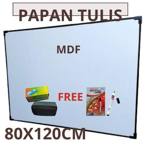 

VIRAL Papan Tulis 80X120 CM whiteboard besar GRATIS SPIDOL DAN PENGHAPUS 2er-54