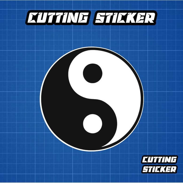 Sticker Yin and Yang