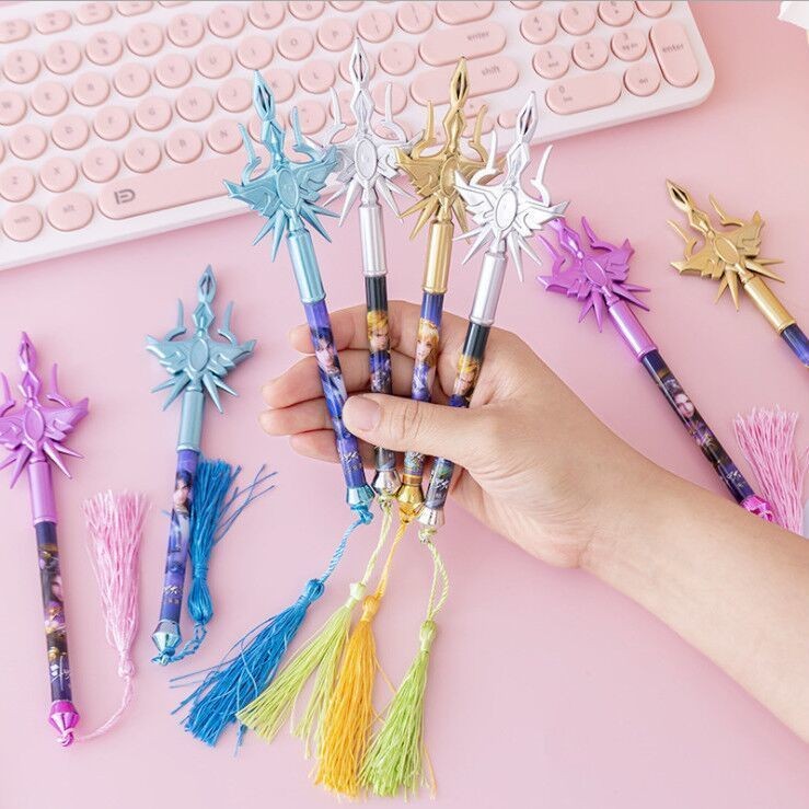 

Pulpen Gel Anime Kartun Murid, Pena Cat Berbasis Air