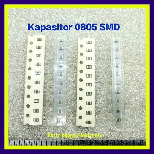 Baru (10) Kapasitor SMD 0805 C 200pf 220pf 270pf 390pf 470pf 560pf 820pf 1N 1N2 putr4n Diminati Bang