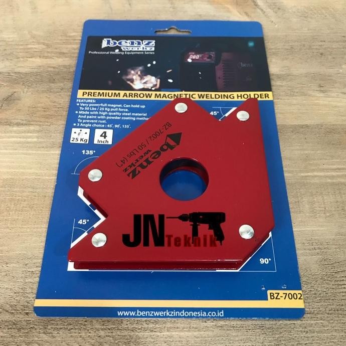SIKU MAGNET LAS 4 INCH BENZ / MAGNETIC WELDING HOLDER 4 INCH BENZ jnt3k Kualitas Baik