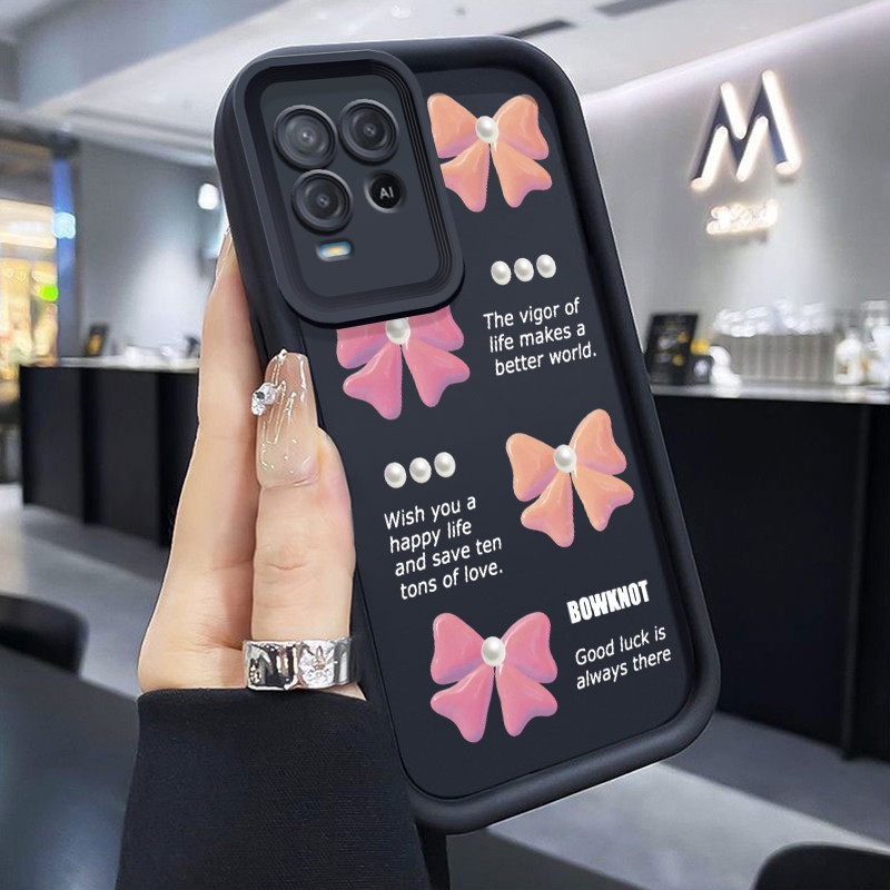 Casing Hp Untuk OPPO A54 Case Casing HP pola cinta ikatan simpul Cesing Anti Drop Kasing Silikon Kes