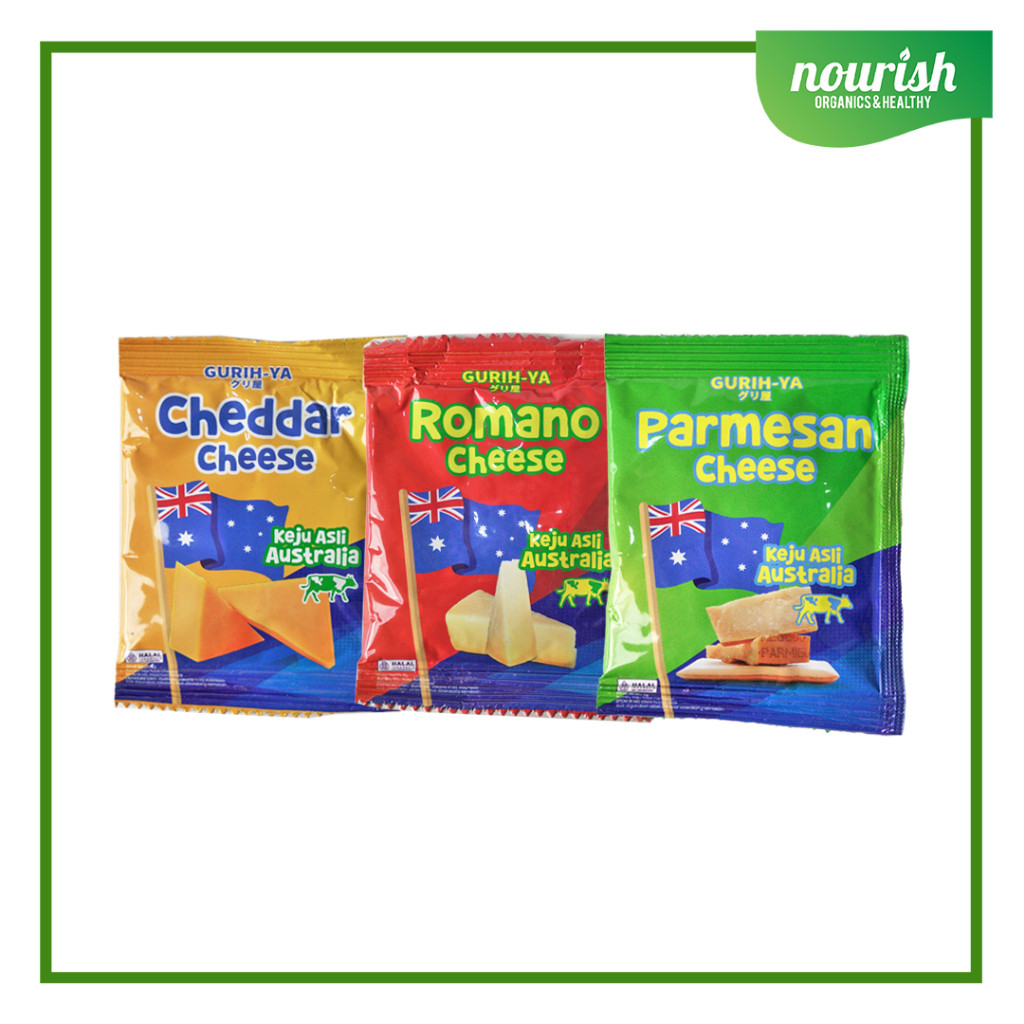 

GURIH-YA SACHET Bubuk Tabur KEJU / Romano Parmesan Cheddar Cheese 5gr