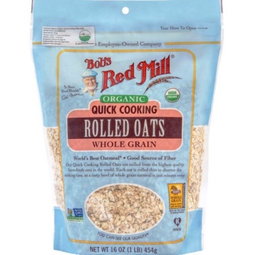 

NG Bob's Red Mill, Organic, Quick Cooking Rolled Oats (453 g)