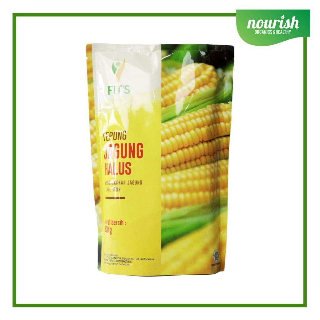 

Fits Mandiri, Tepung Jagung (polenta) Non GMO 500gr