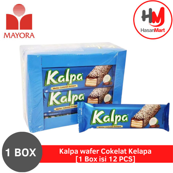 

Kalpa wafer Cokelat Kelapa [1 Box isi 12 PCS]