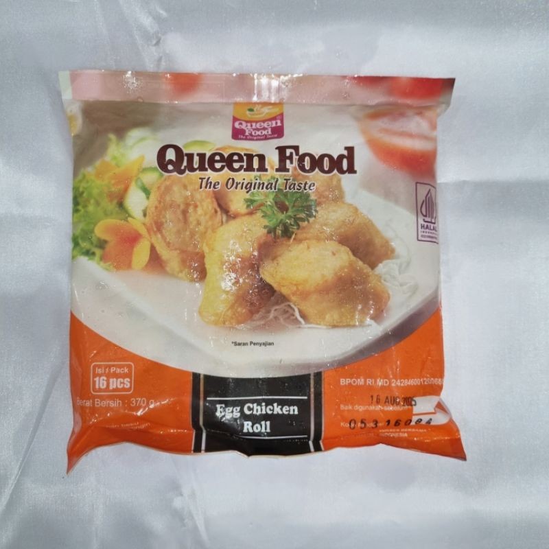 

Queen Food Egg Chicken Roll 370g isi 16pcs