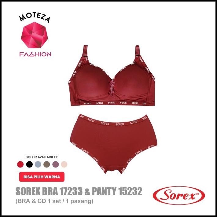 Sorex Bra Cd 1 Set Wanita - Bh 17233 & Celana Dalam Cd 15232