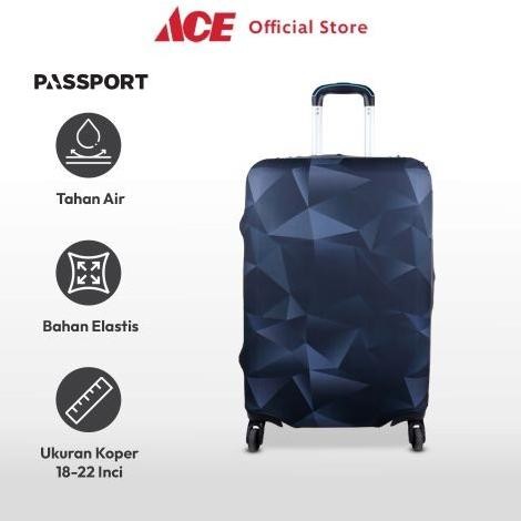 Sale Now Ace - Passport Ukuran S Sarung Koper Mosaic - Hitam Berkualitas