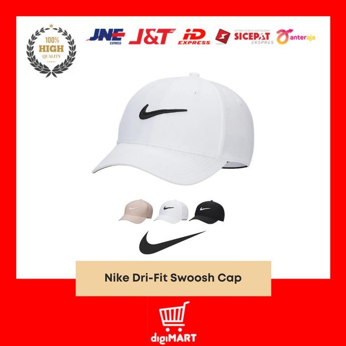 TOPI SNAPBACK ORIGINAL Nike Heritage 86 Swoosh Cap Topi Gym Golf Tennis Running