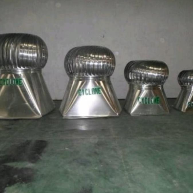 Turbin Ventilator Cyclone 24 Inch. Bahan Alumunium