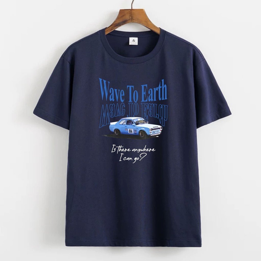 Kaos Grafis Wave To Earth Untuk Pria Oversized