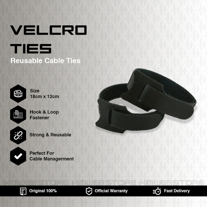 

Terbaru Laris! Kabel Strap Perekat Pengikat Serba Guna Hook And Loop Cable Ties Low Price